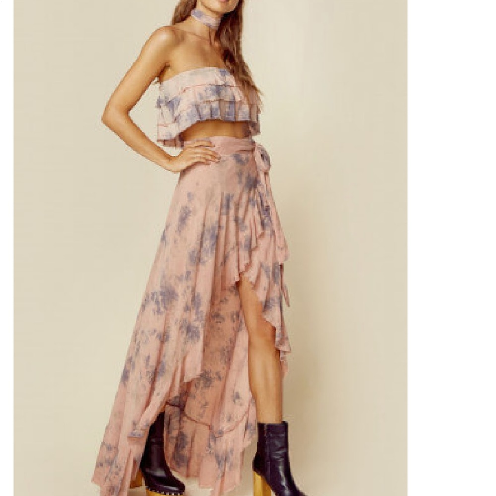 Blue life SET selling both skirt and top!
